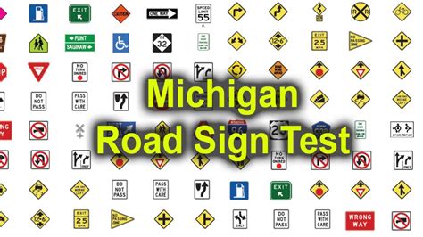 how to find hard michigan road sign tests for free|michigan dmv test questions.